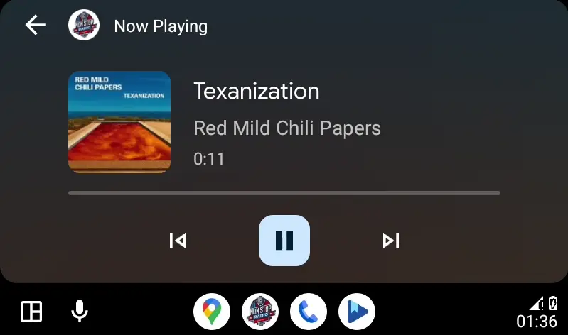 Non Stop Radio on Android Auto